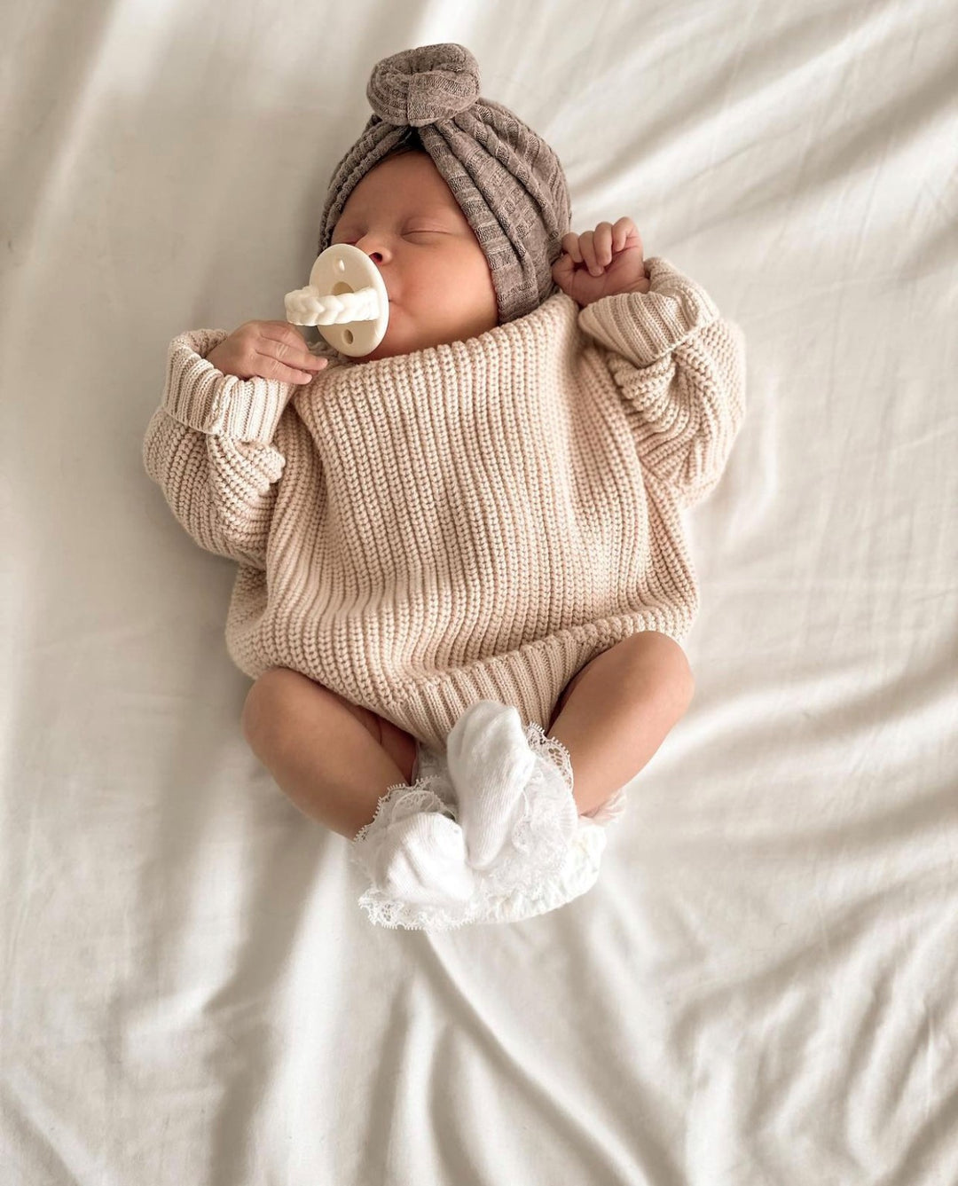 Headwraps to Bring Baby Home In - Bunny Knots