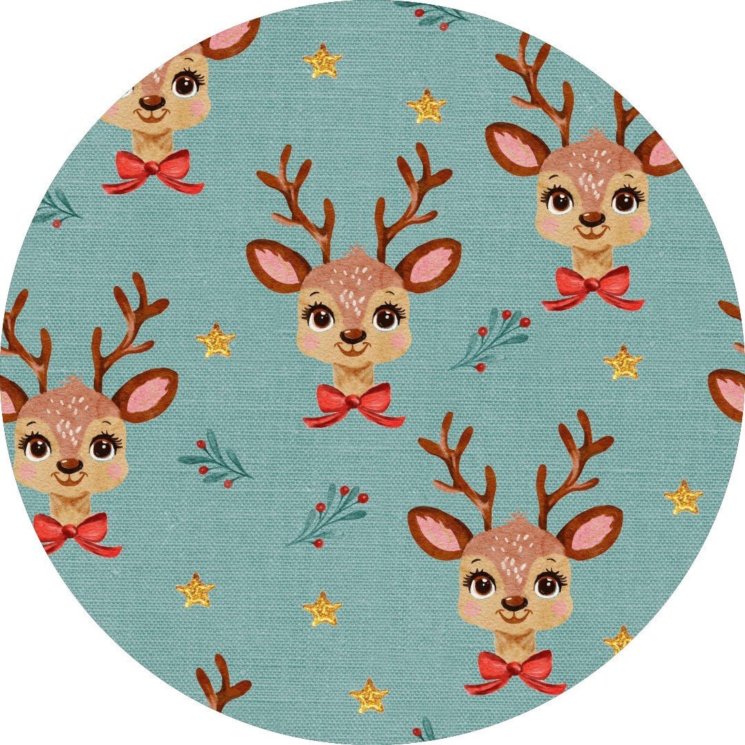 Tiny Reindeer | Bamboo Loungewear Set - Bunny Knots