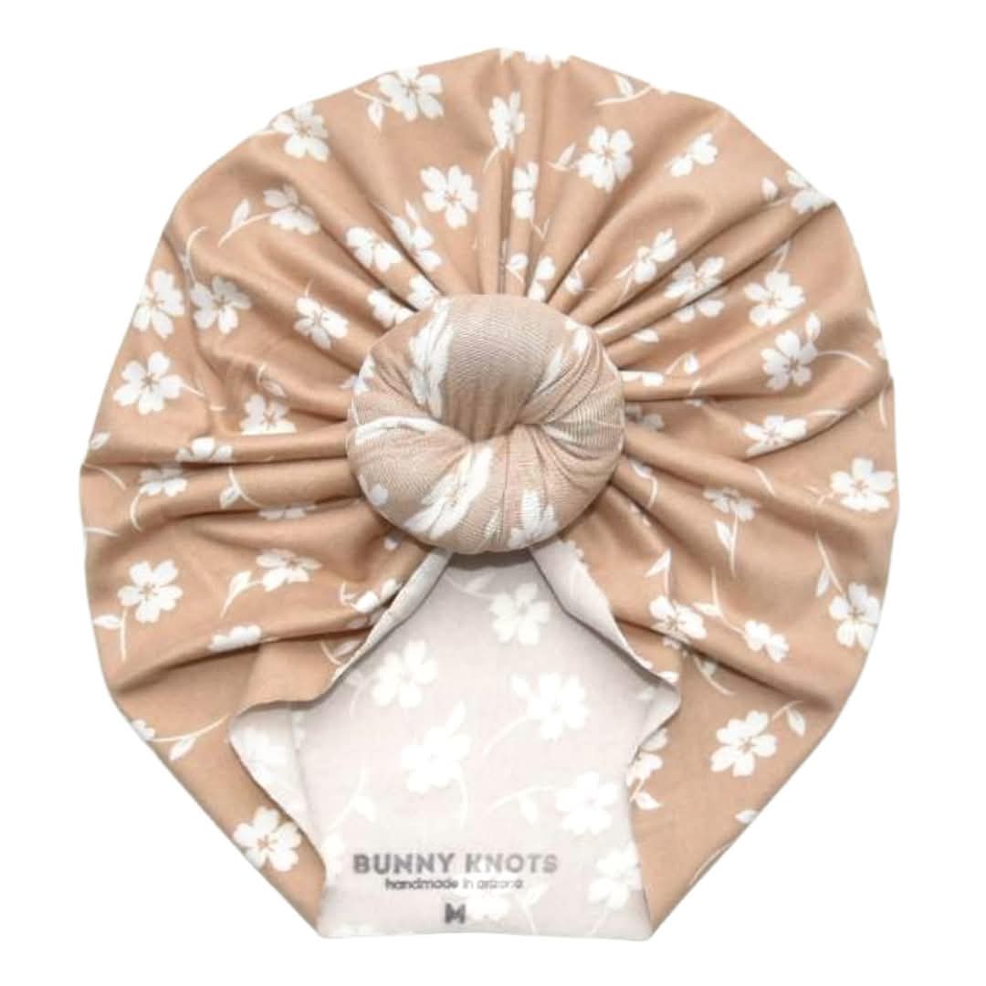 Laurel Rose | Beech Nut Floral | Classic Headwrap - Bunny Knots