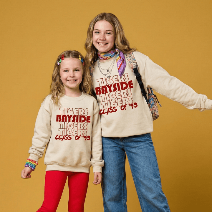 Bayside Tigers Crewneck Sweatshirt - Bunny Knots