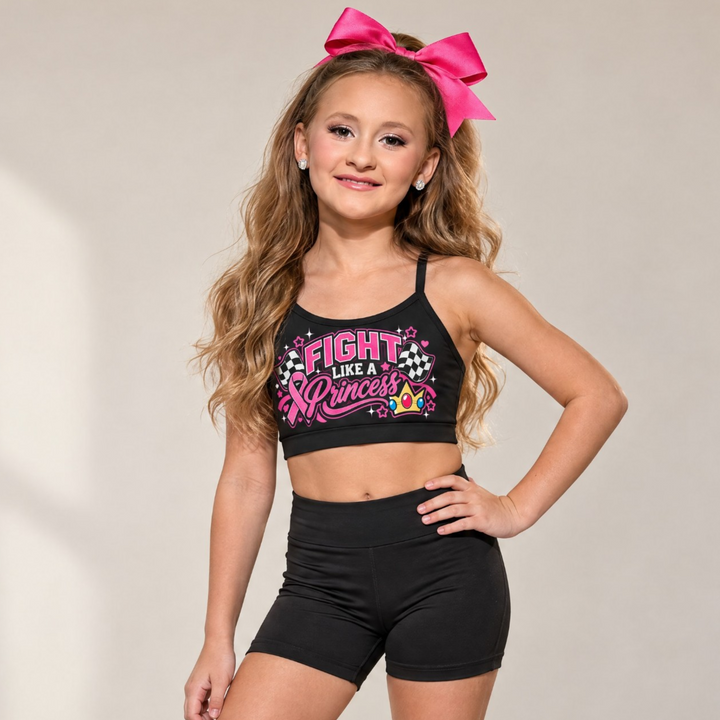 Fight Like A Princess Sports Bra *Pink Week*
