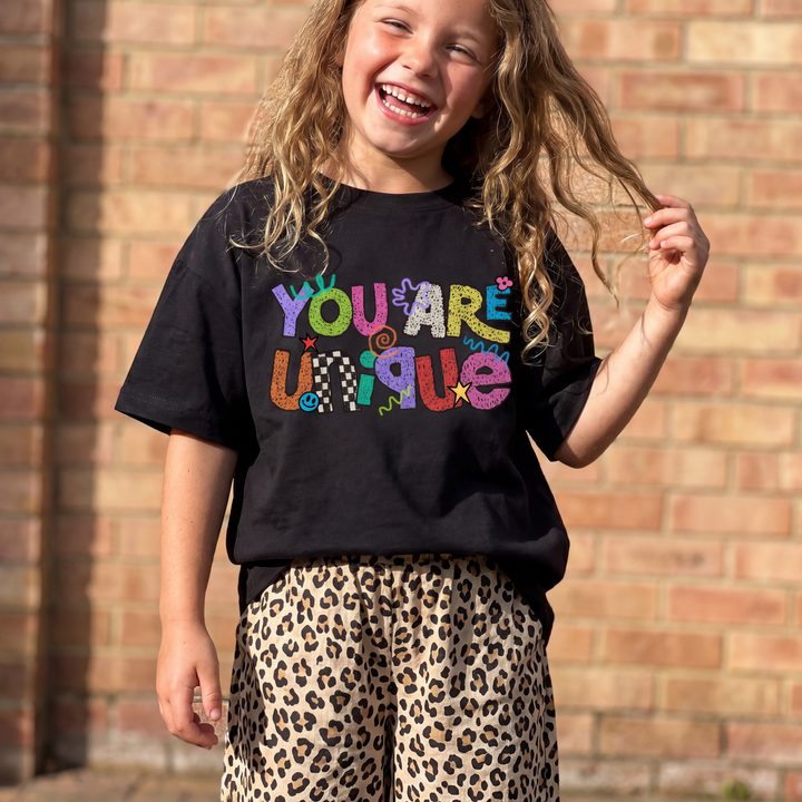You Are Unique Luxe Oversized Drop Sleeve T-Shirt