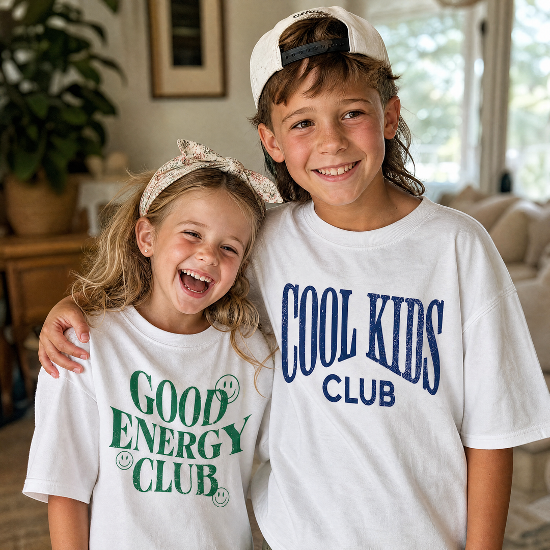 Good Energy Club Luxe Oversized Drop Sleeve T-Shirt