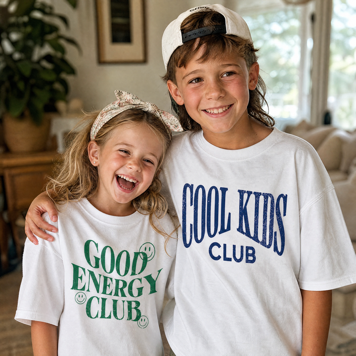 Good Energy Club Luxe Oversized Drop Sleeve T-Shirt