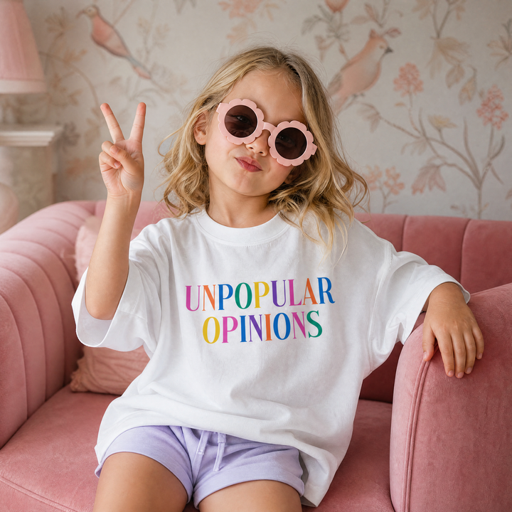 Unpopular Opinions Luxe Oversized Drop Sleeve T-Shirt