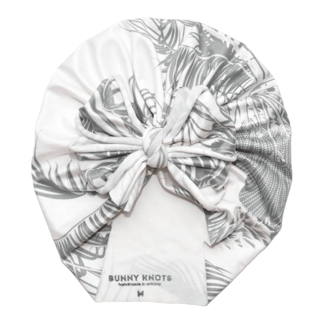Sita | Enchanted Jungle Palms | Classic Headwrap - Bunny Knots