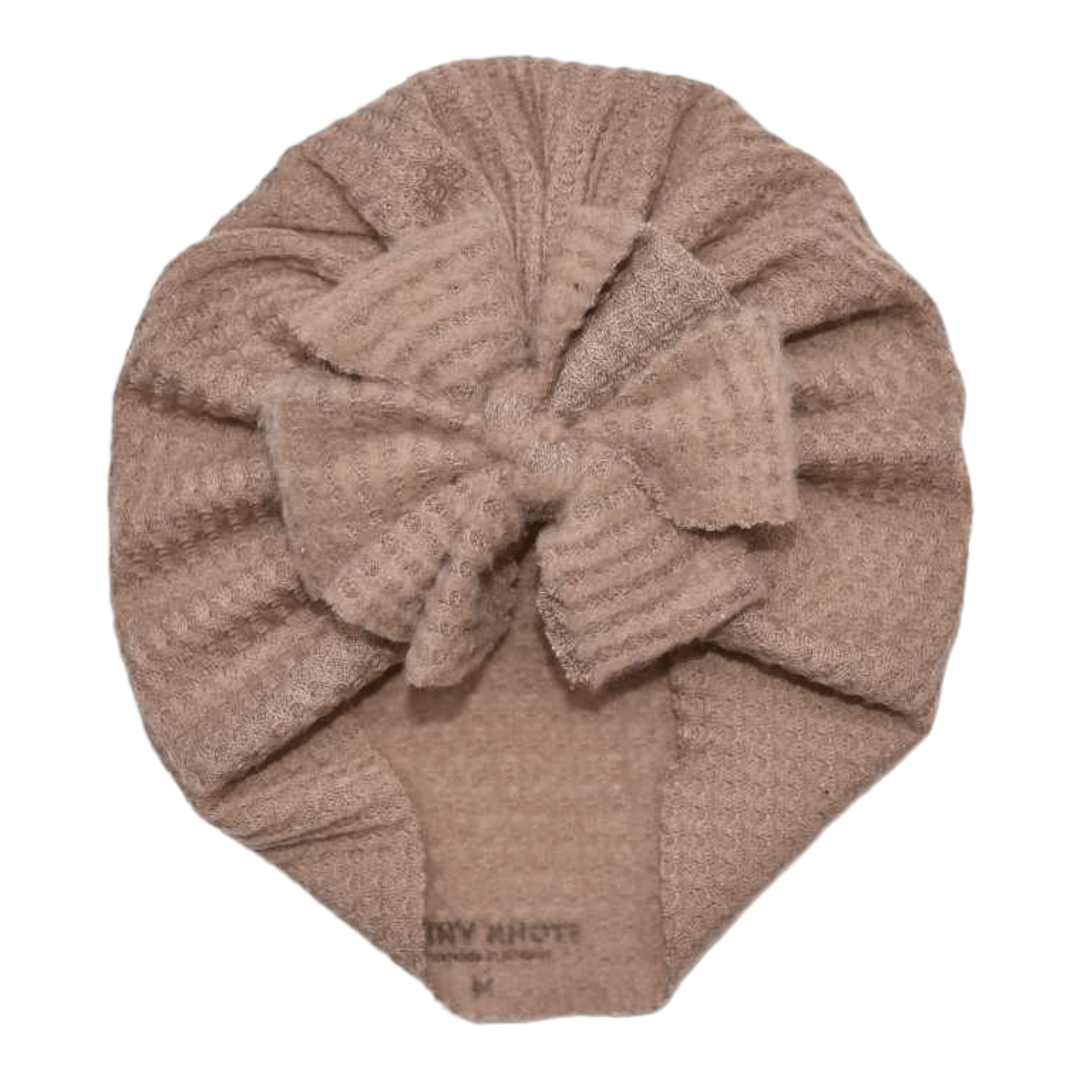 Taija | Brown Sugar | Brushed Waffle Headwrap - Bunny Knots