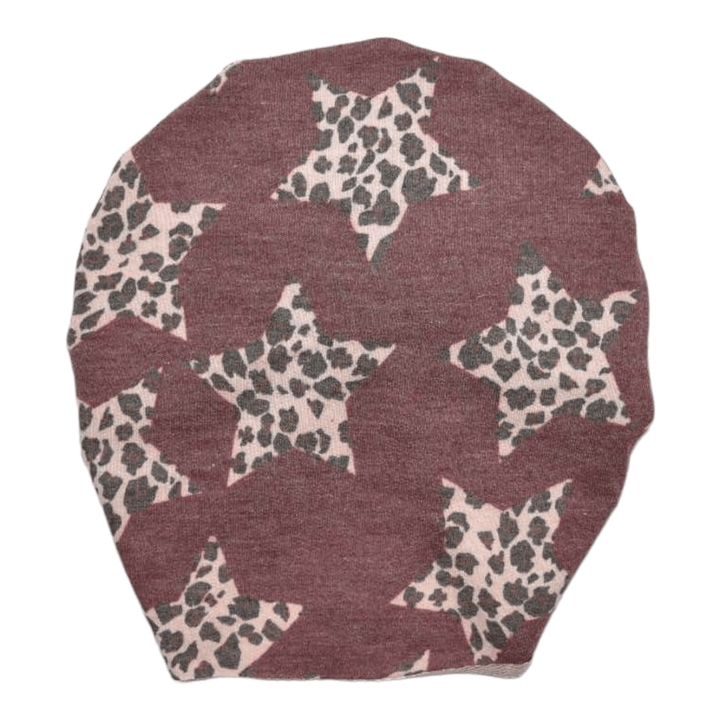 Arlynne | Leopard Stars | French Terry Headwrap - Bunny Knots