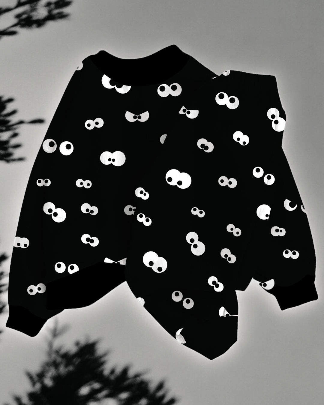 Watchful Eyes | Bamboo French Terry Jogger Set - Bunny Knots