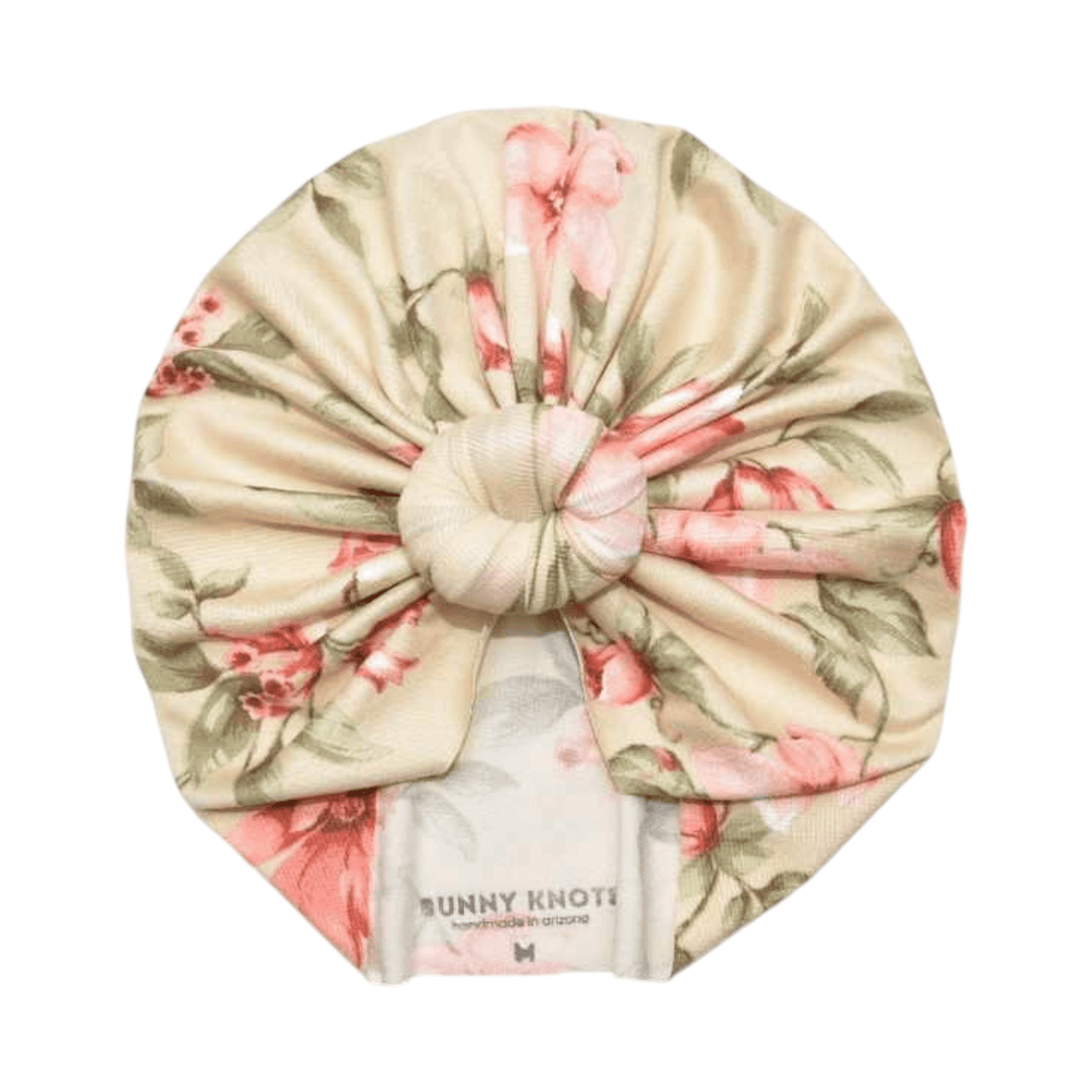 Brooke | Storybook Floral | Classic Headwrap - Bunny Knots