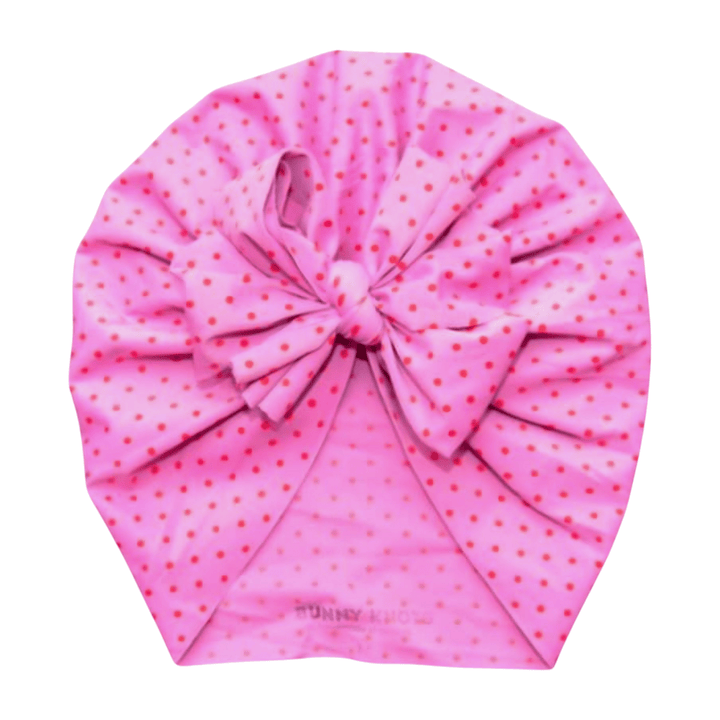 Penny Lane | Taffeta & Red Polka | Swim Headwrap - Bunny Knots