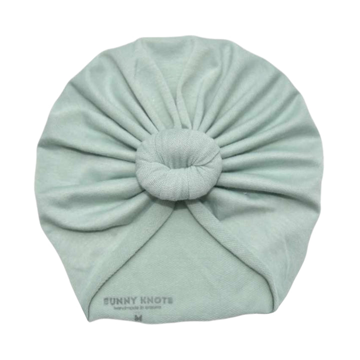 Martine | Autumn Mint | French Terry Headwrap - Bunny Knots