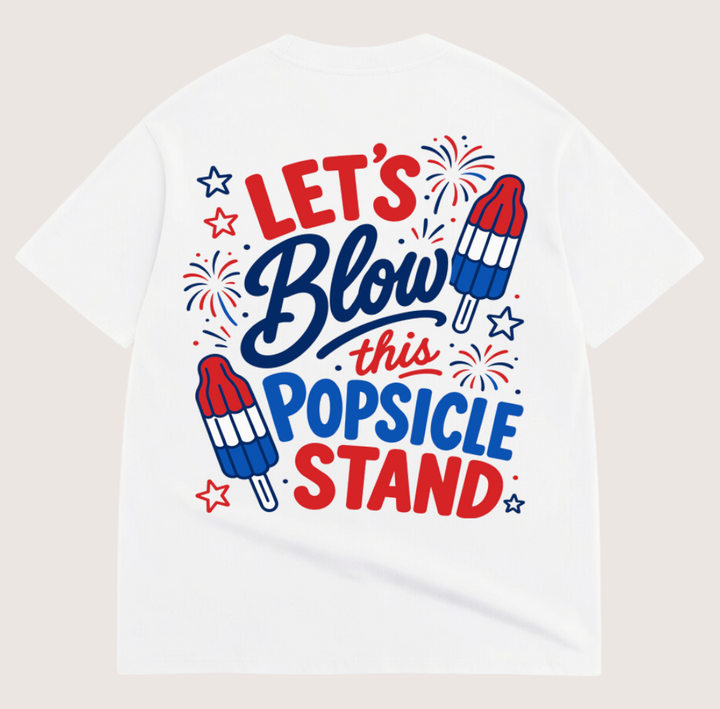 Popsicle Stand Luxe Oversized Drop Sleeve T-Shirt