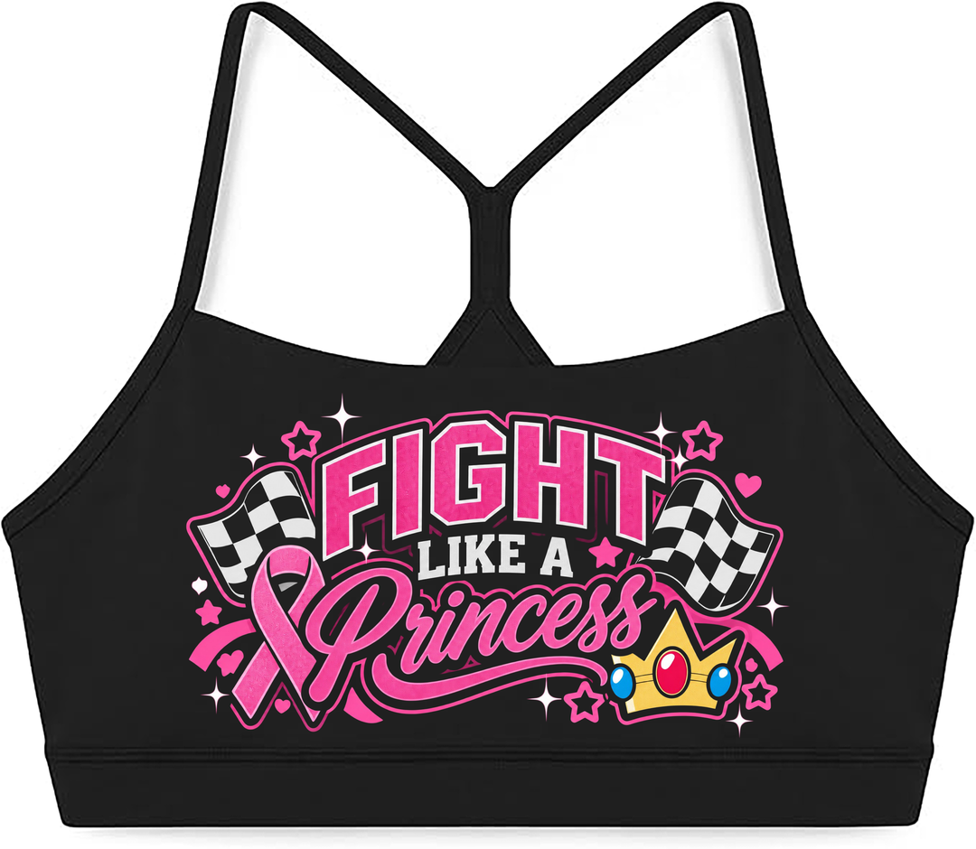 Fight Like A Princess Sports Bra *Pink Week*