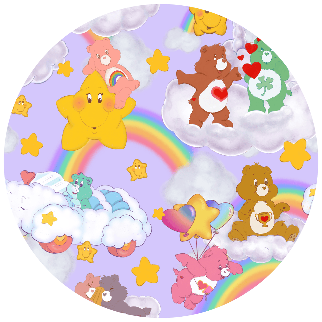 It's All Sunshine & Rainbows | Bamboo Retro Shortie Set - Bunny Knots