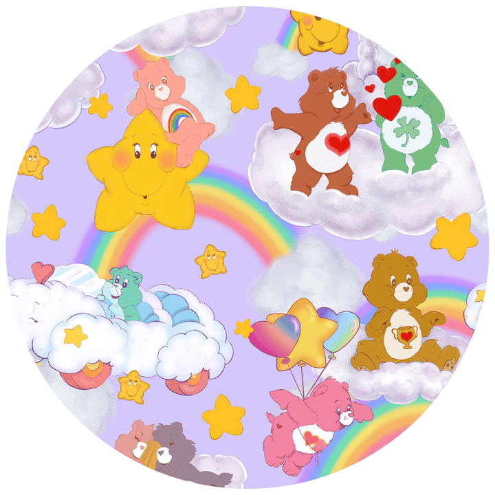 It's All Sunshine & Rainbows | Bamboo Retro Shortie Set - Bunny Knots
