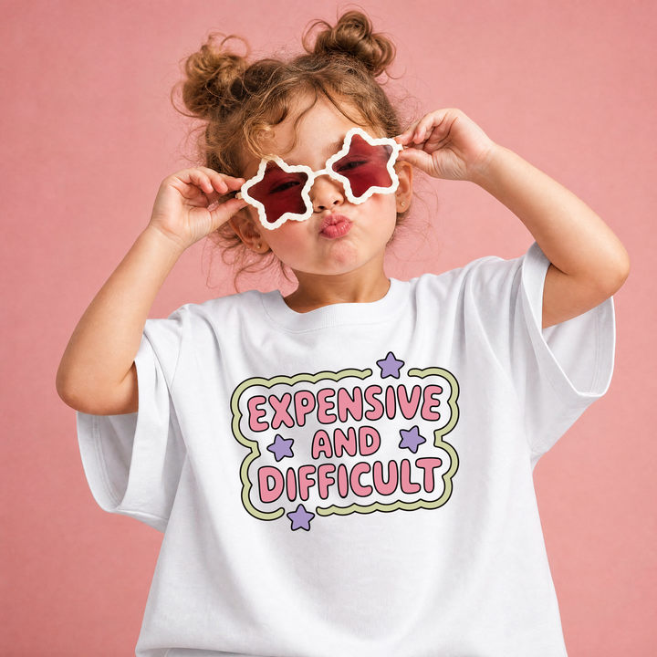 Expensive and Difficult Luxe Oversized Drop Sleeve T-Shirt