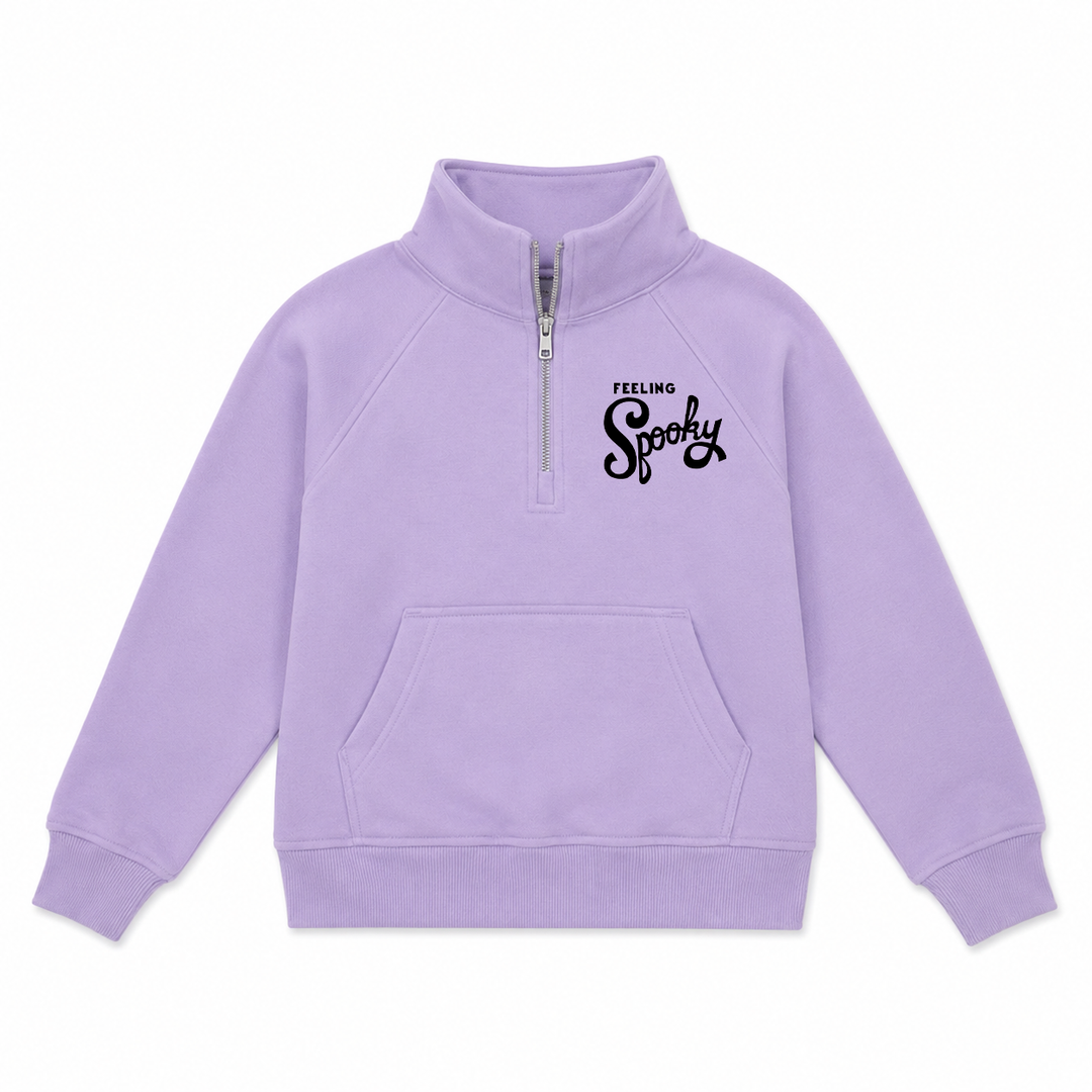 Feeling Spooky Half Zip Fleece