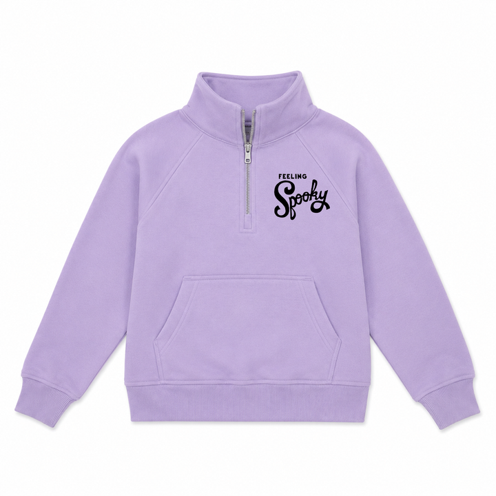 Feeling Spooky Half Zip Fleece