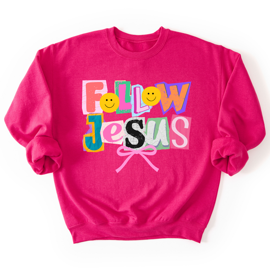 Follow Jesus Crewneck Sweatshirt **RESTOCKED**