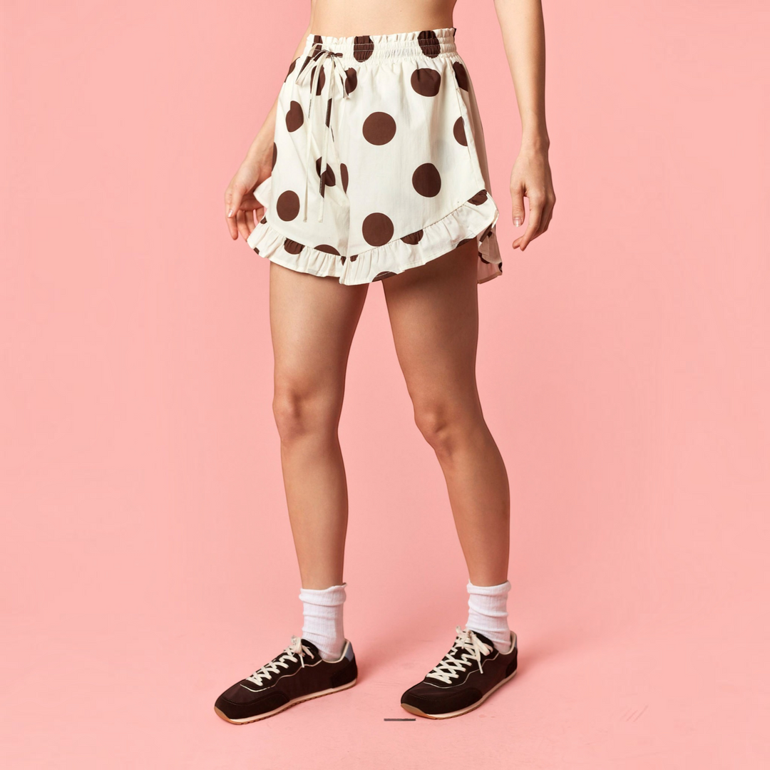 Women's Dottie Ruffle Shorts