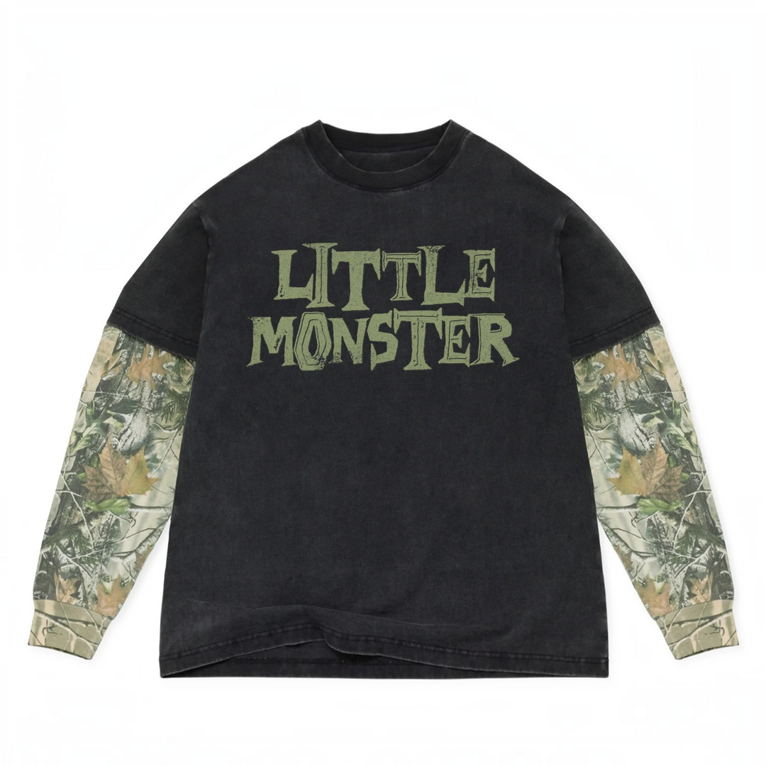 Little Monster Luxe Oversized Twofer Sleeve Shirt