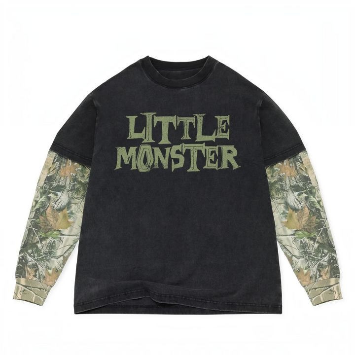 Little Monster Luxe Oversized Twofer Sleeve Shirt