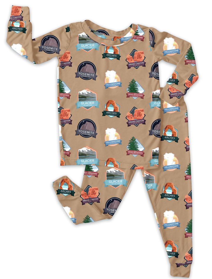 National Parks | Bamboo Loungewear Set - Bunny Knots