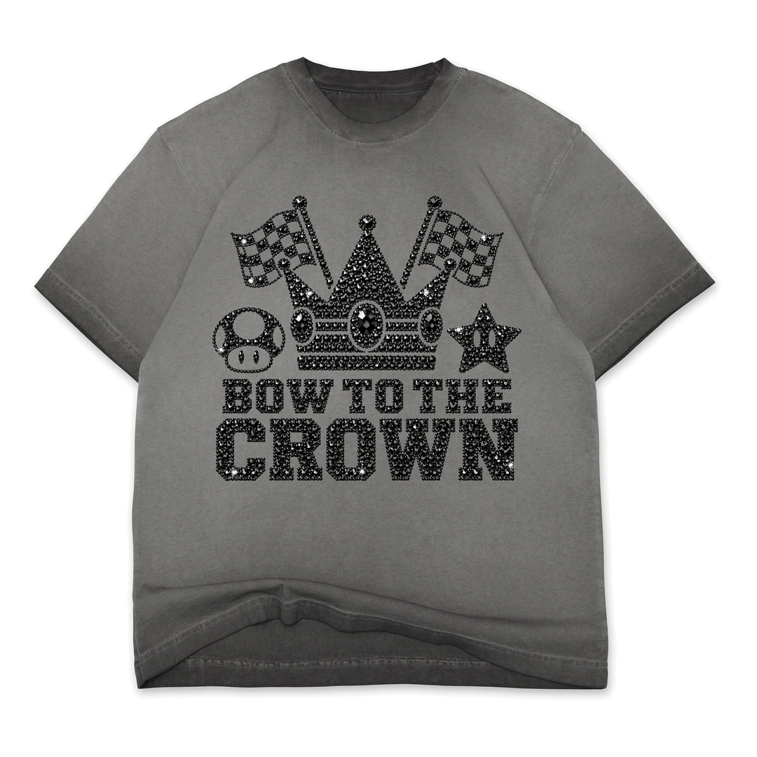 Bow To The Crown Rhinestone Shirt