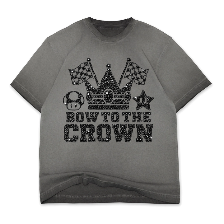 Bow To The Crown Rhinestone Shirt