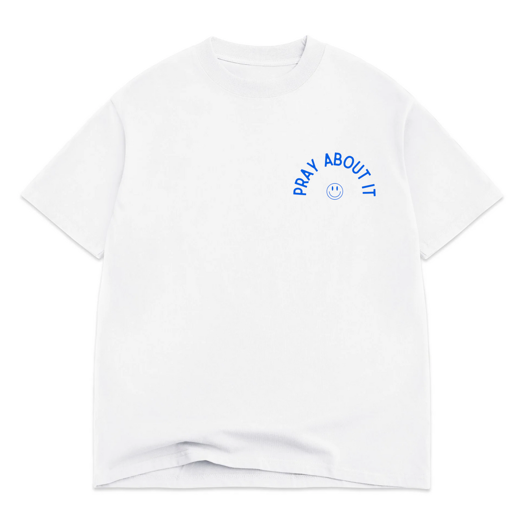 Pray About It Luxe Oversized Drop Sleeve T-Shirt