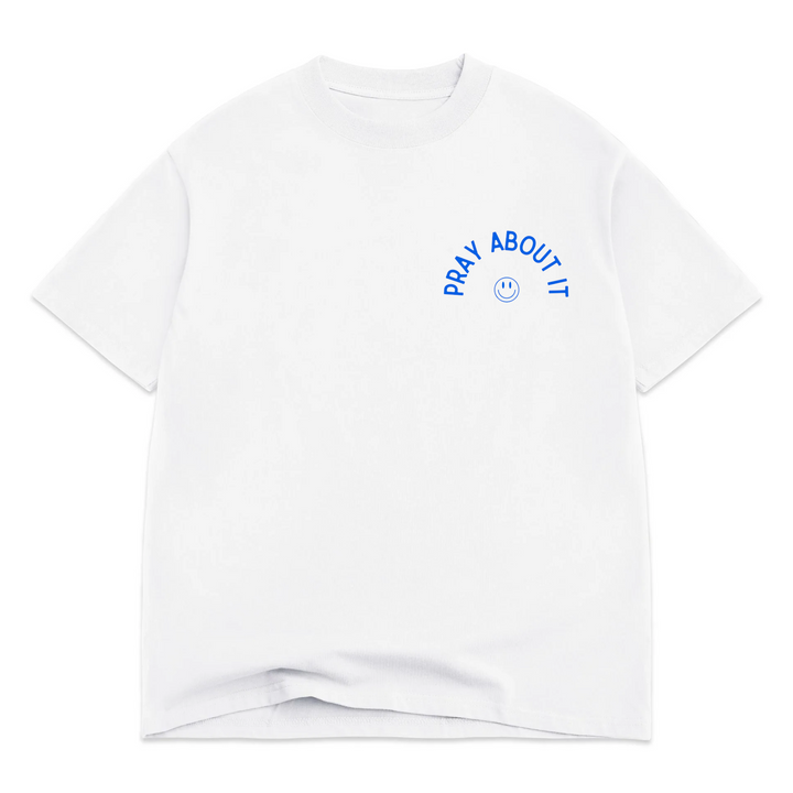 Pray About It Luxe Oversized Drop Sleeve T-Shirt
