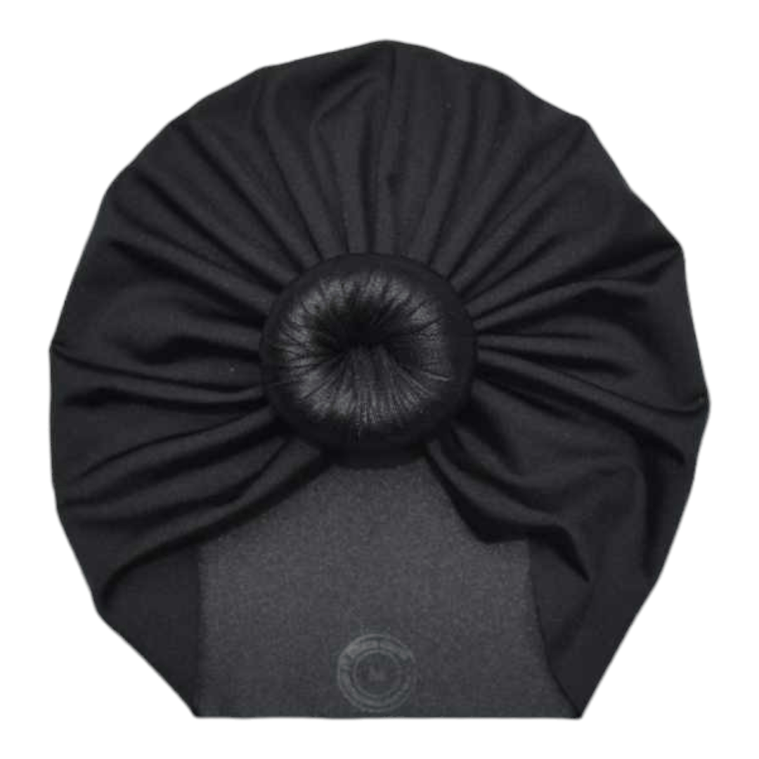 Kelcie | Black Beauty | Swim Headwrap - Bunny Knots