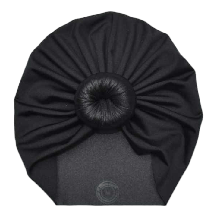 Kelcie | Black Beauty | Swim Headwrap - Bunny Knots