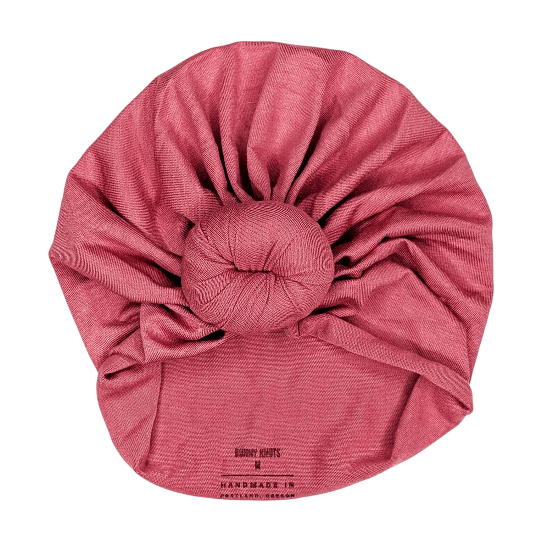 Nella | Mauve | Classic Headwrap - Bunny Knots