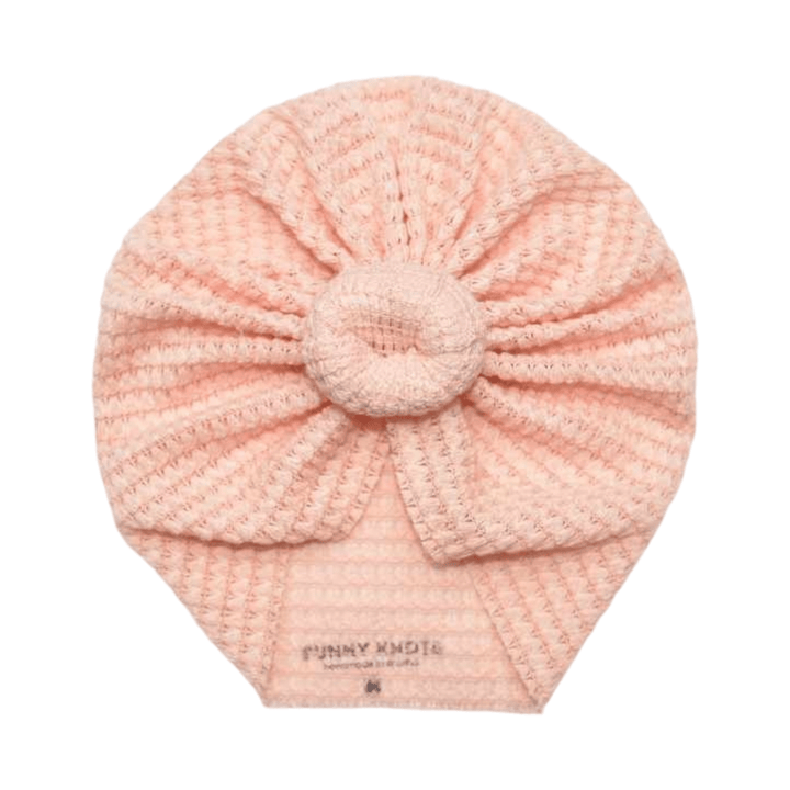 Roze | Natural Pink | Chunky Waffle Headwrap - Bunny Knots