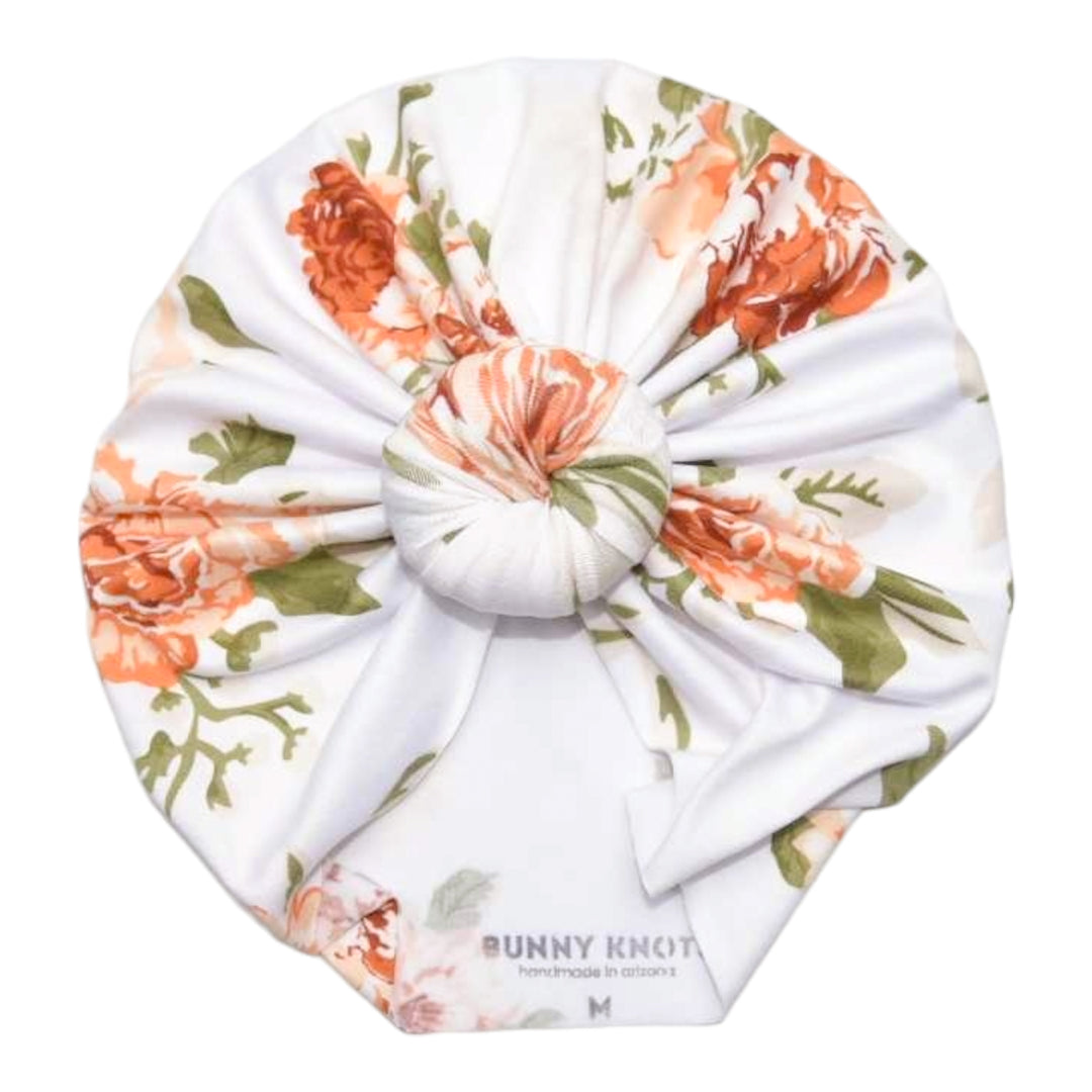 Whit | English Floral | Classic Knot Headwrap - Bunny Knots