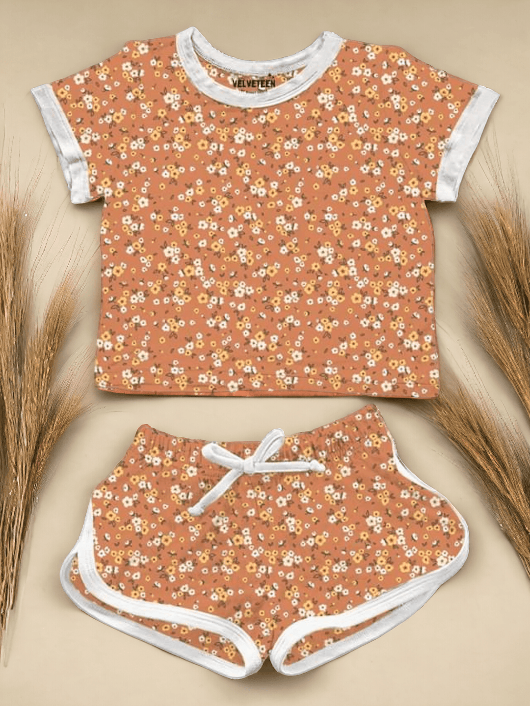 Itsy Ditsy | Bamboo Retro Shortie Set - Bunny Knots