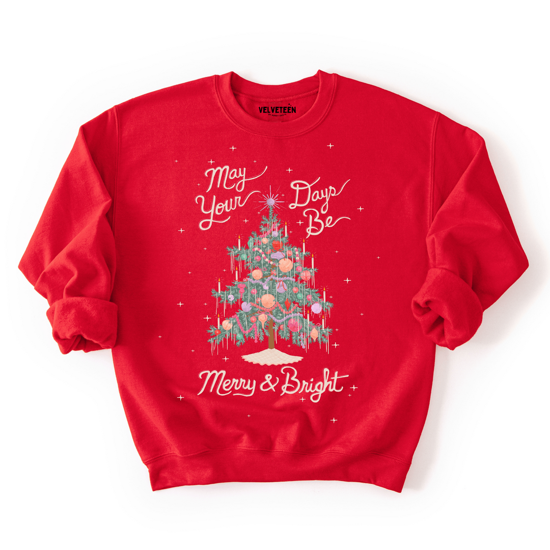 Merry + Bright Crewneck Sweatshirt - Bunny Knots