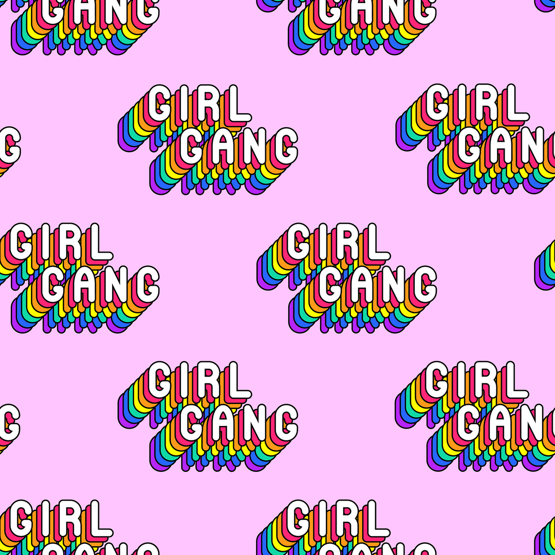 Girl Gang Twirl Dress - Bunny Knots