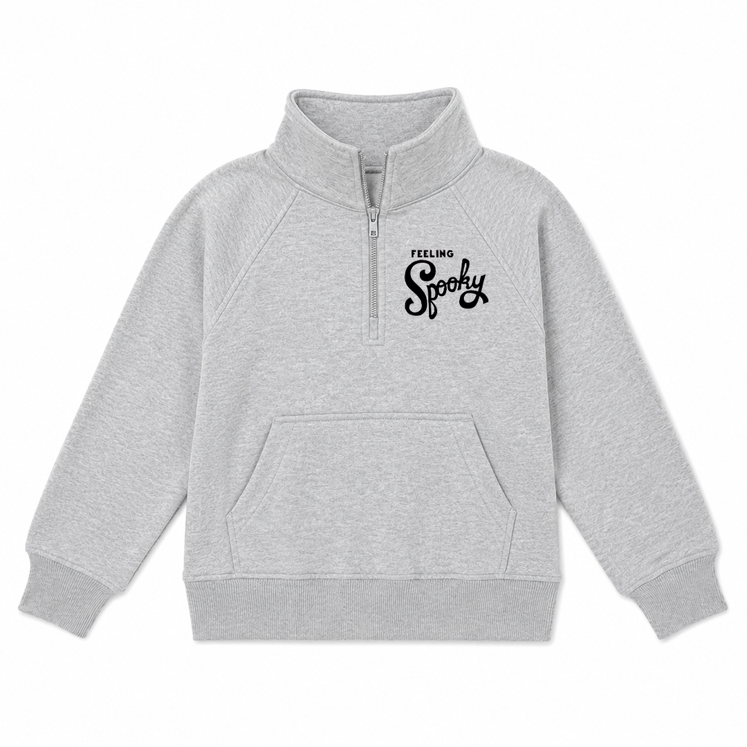Feeling Spooky Half Zip Fleece
