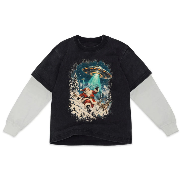Take Me To Your Reindeer Luxe Twofer Shirt