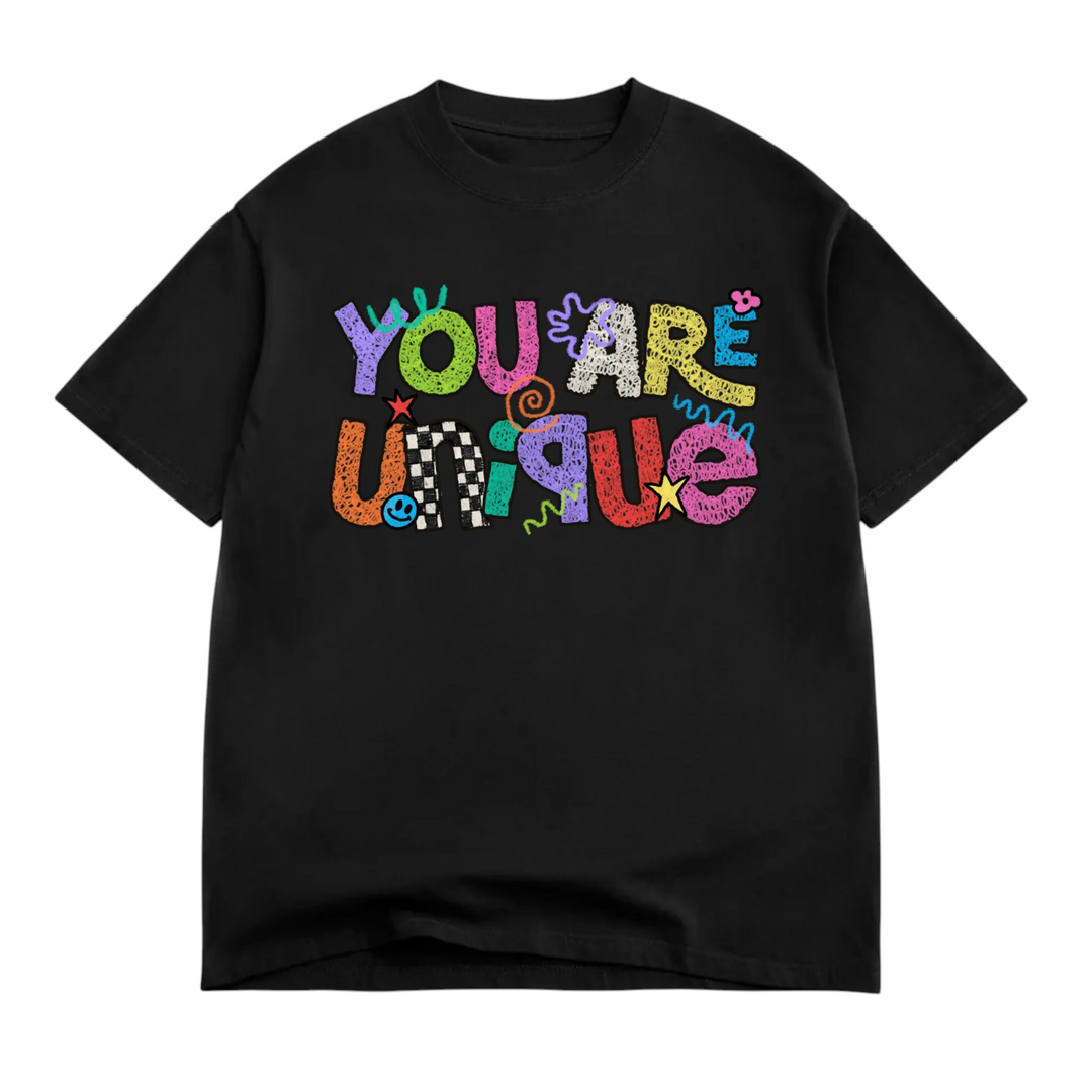You Are Unique Luxe Oversized Drop Sleeve T-Shirt