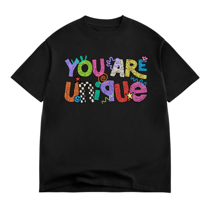 You Are Unique Luxe Oversized Drop Sleeve T-Shirt