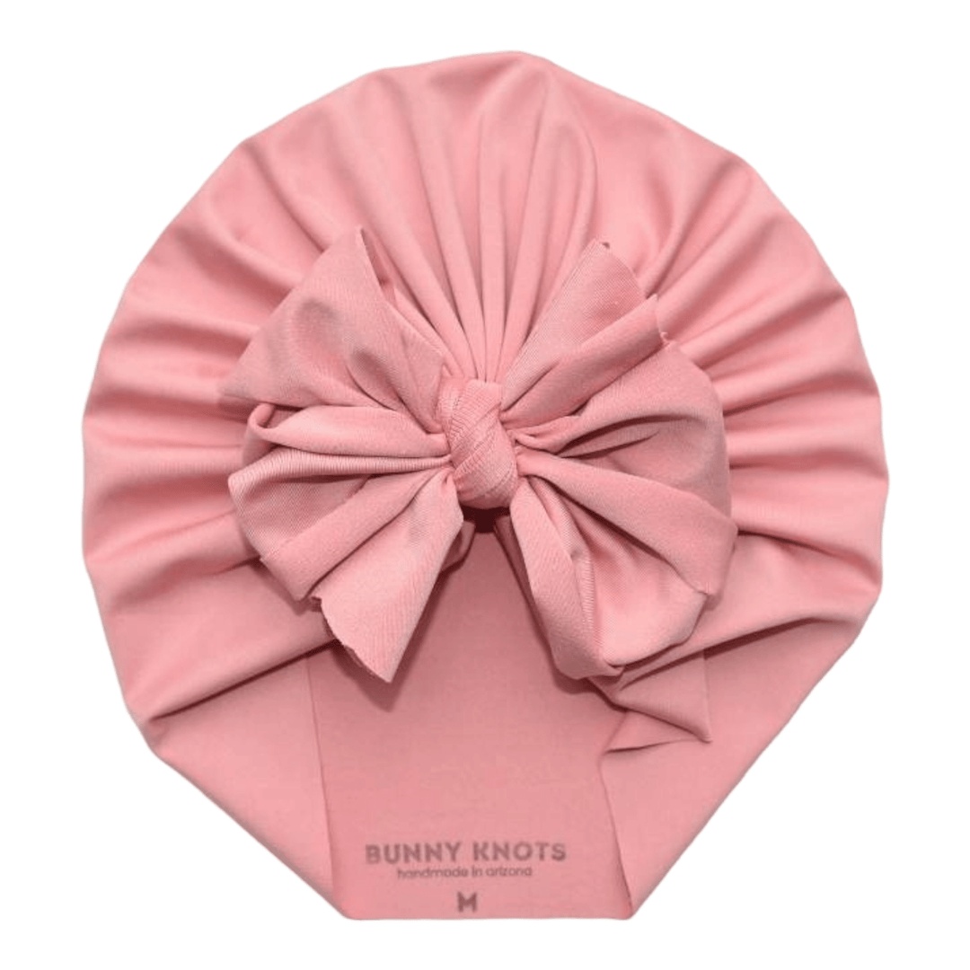 Rosalind | Resounding Rose | Swim Headwrap - Bunny Knots