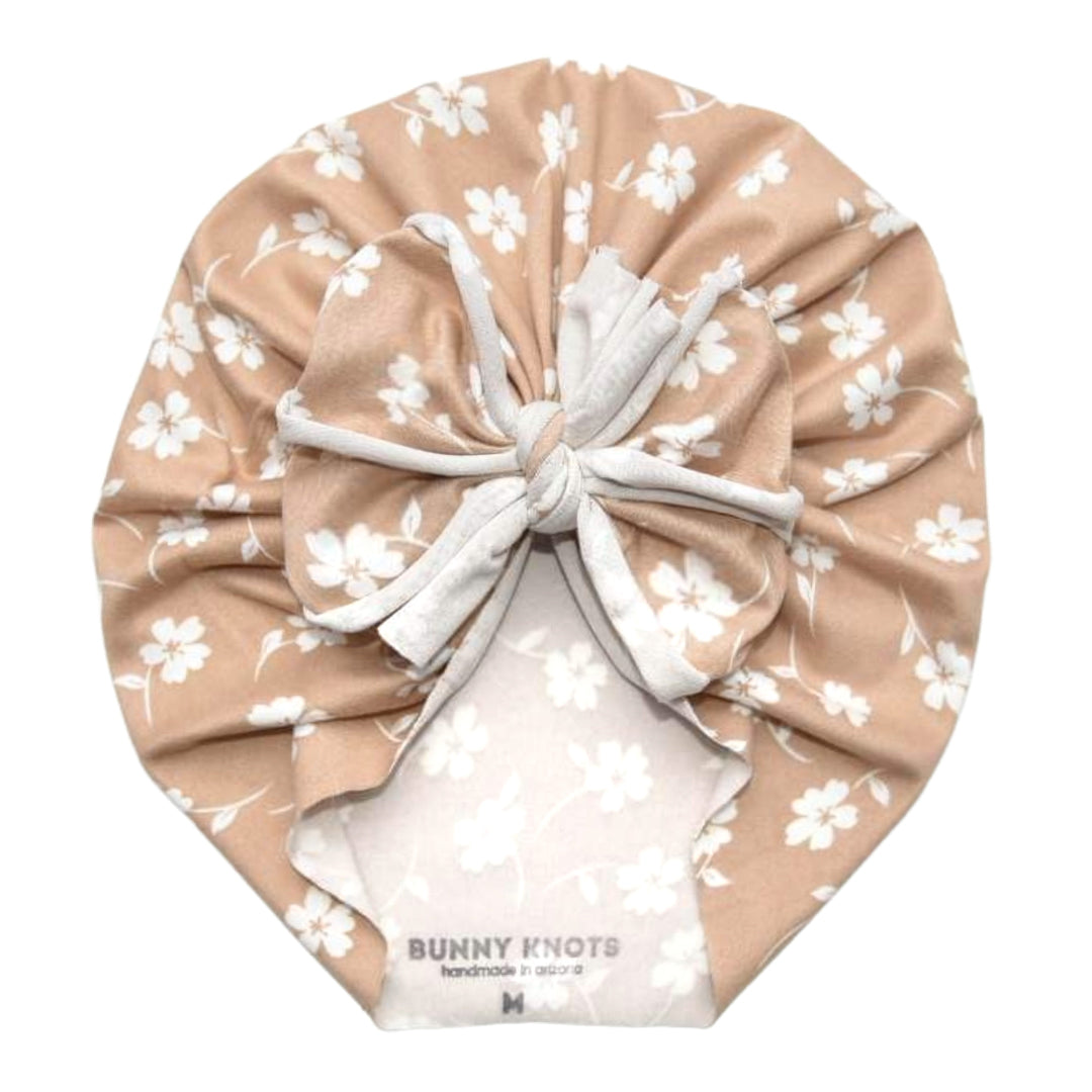 Laurel Rose | Beech Nut Floral | Classic Headwrap - Bunny Knots